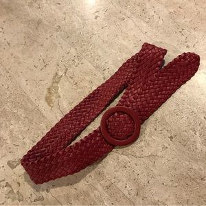 **3/$15** Red Woven Belt